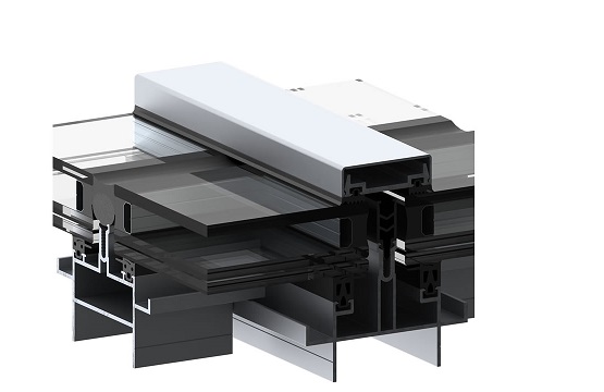 Aluminium profiles for glass roofs