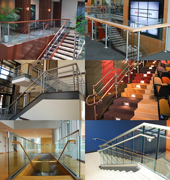Aluminium profiles for banisters