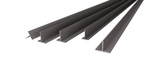 Aluminium profiles T-formed